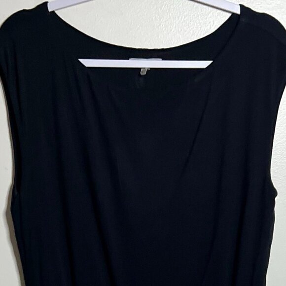 Athleta Westwood Ruched Navy dress Size M - Picture 1 of 7